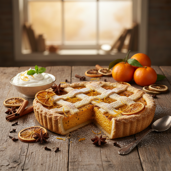 Citrus-Spiced Pumpkin Delight Pie recipe