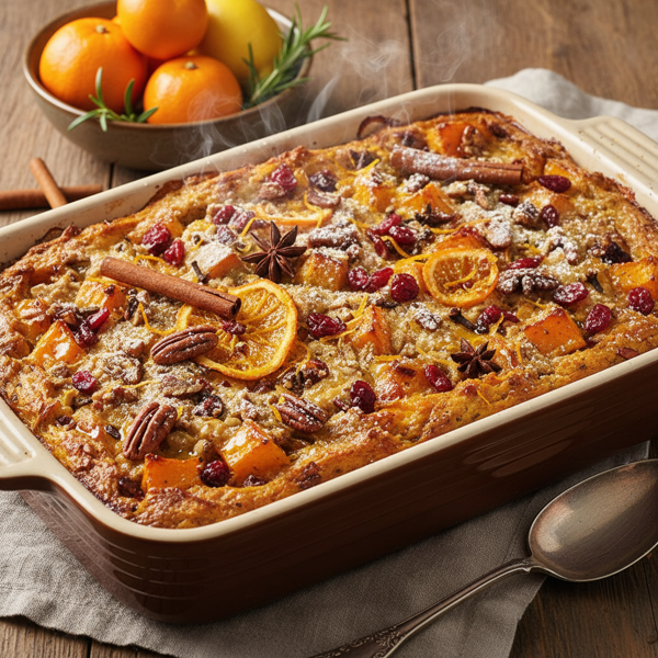 Citrus-Spiced Winter Squash Casserole recipe