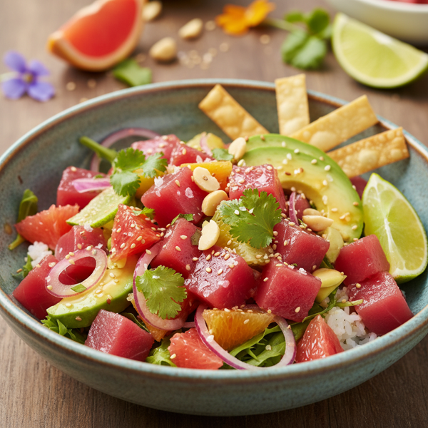 Citrus Ahi Poke Bowl recipe
