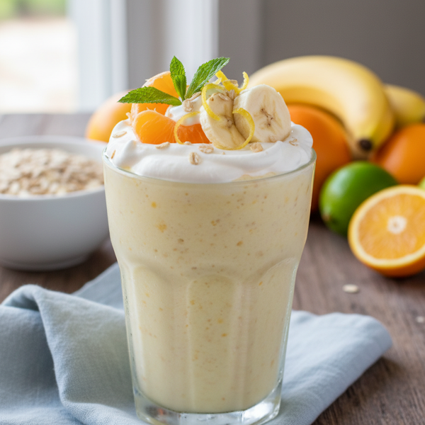 Citrus Banana Oat Smoothie recipe