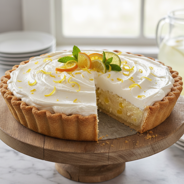 Citrus Bliss Frosted Pie recipe