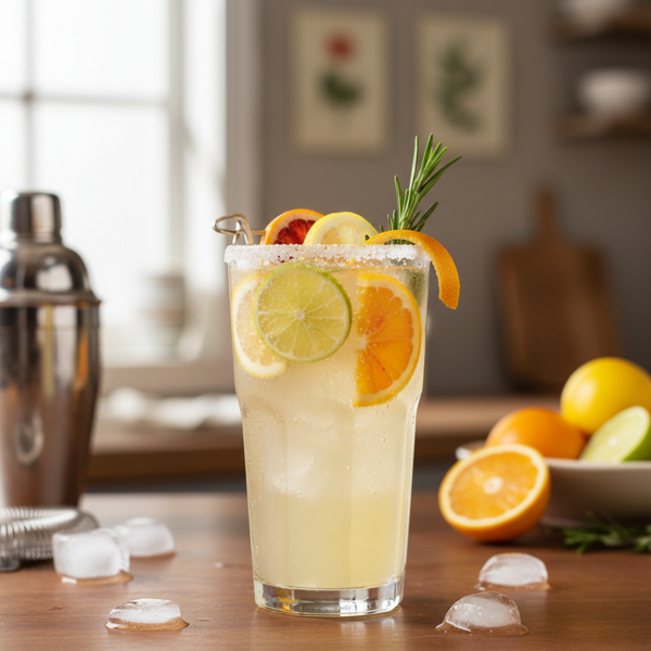 Citrus Bliss Gin Fizz recipe