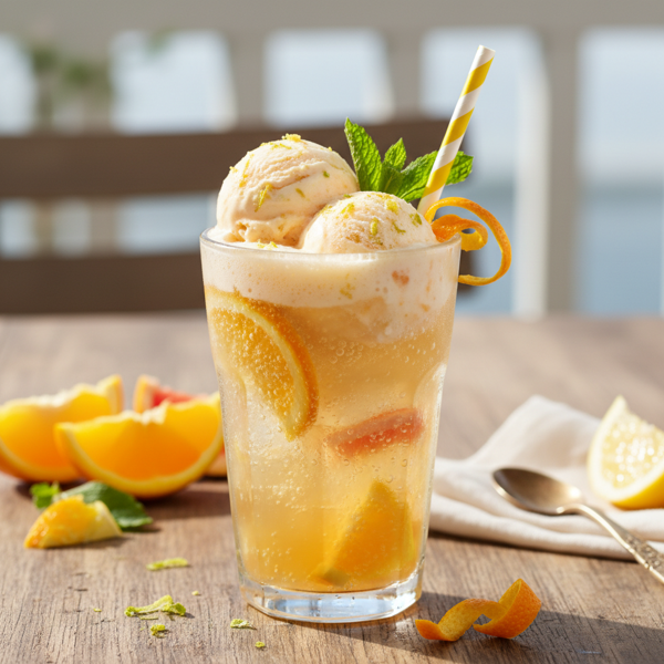 Citrus Bliss Ice Cream Soda recipe