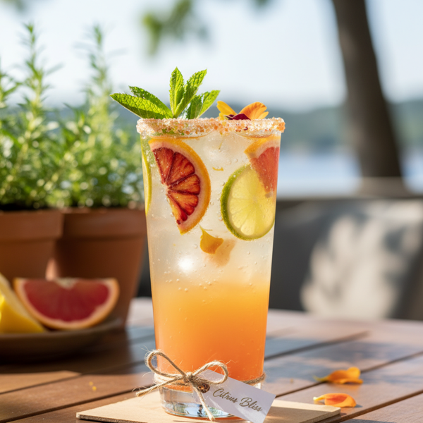 Citrus Bliss Mocktail recipe