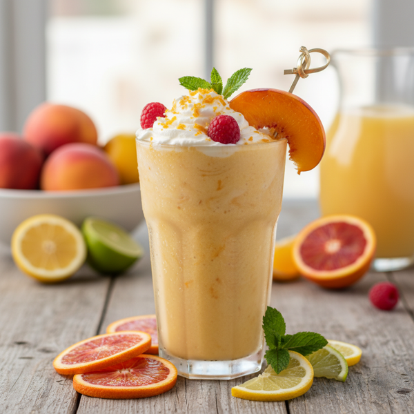 Citrus Bliss Peach Smoothie recipe