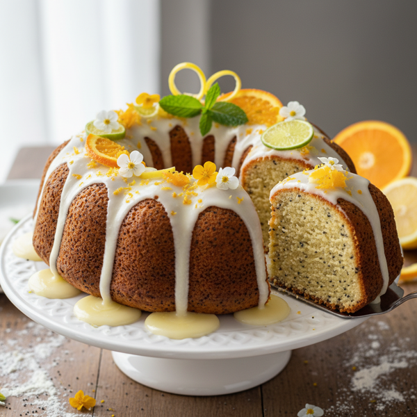 Citrus Bliss Poppy Seed Cake recipe