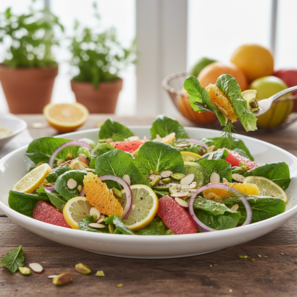 Citrus Bliss Romaine Salad recipe