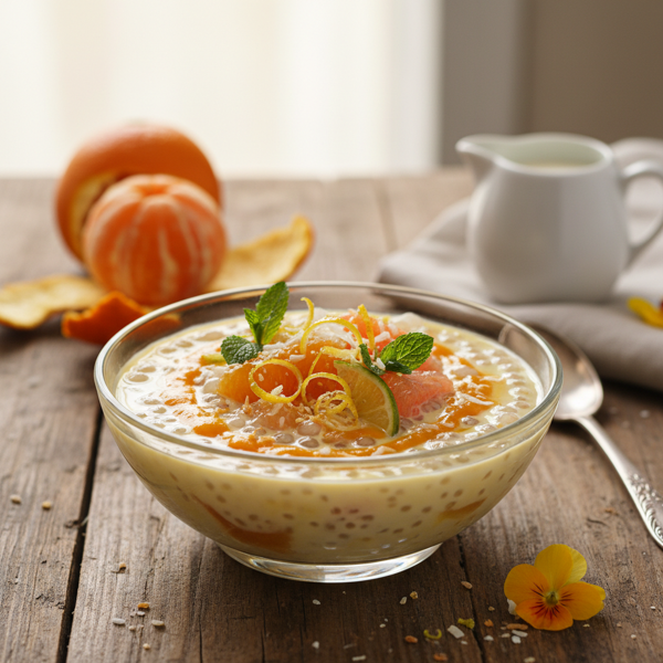 Citrus Bliss Tapioca Delight recipe