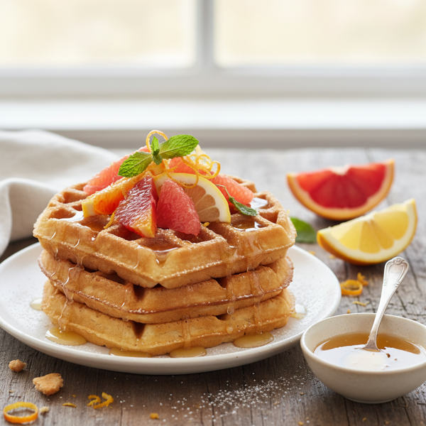 Citrus Bliss Waffles recipe