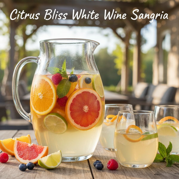 Citrus Bliss White Wine Sangria recipe