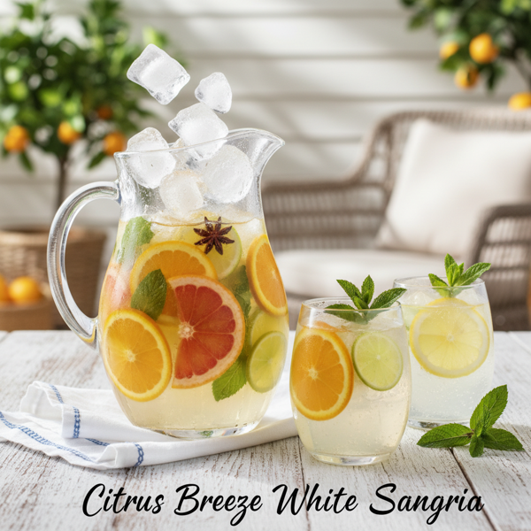 Citrus Breeze White Sangria recipe