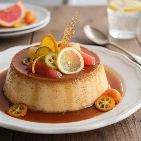 Citrus Caramel Flan recipe
