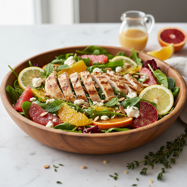 Citrus Chicken Delight Salad recipe