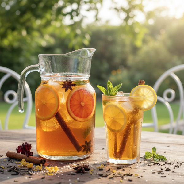 Citrus Cinnamon Refreshing Iced Tea recipe