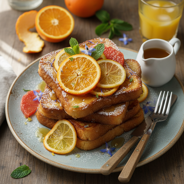 Citrus Delight French Toast recipe