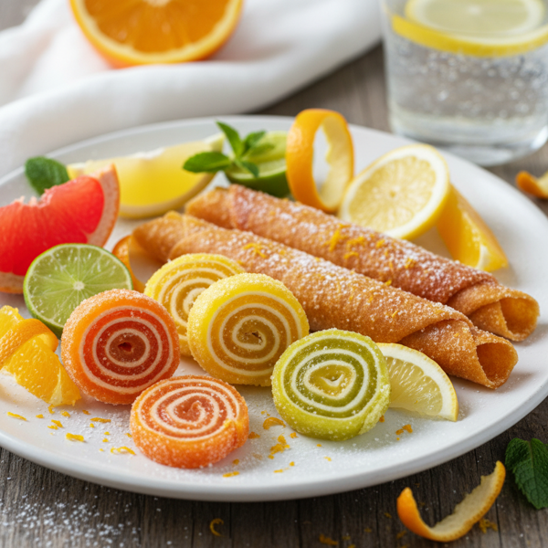 Citrus Delight Fruit Roll-Ups recipe