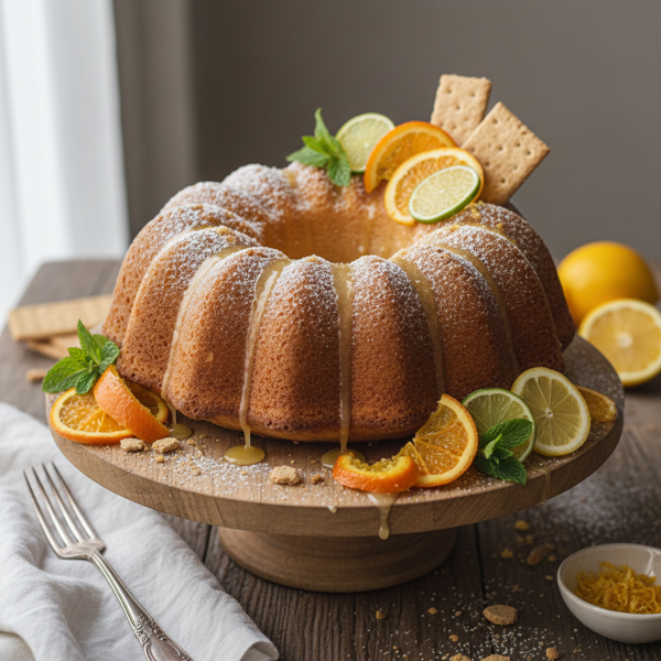 Citrus Delight Graham Bundt Cake recipe