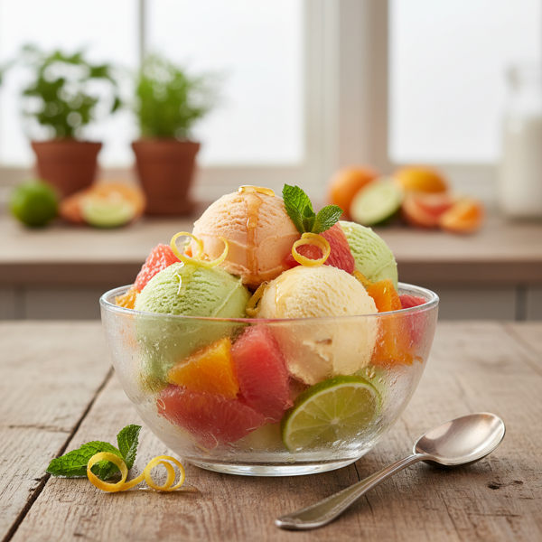 Citrus Delight Sherbet Salad recipe
