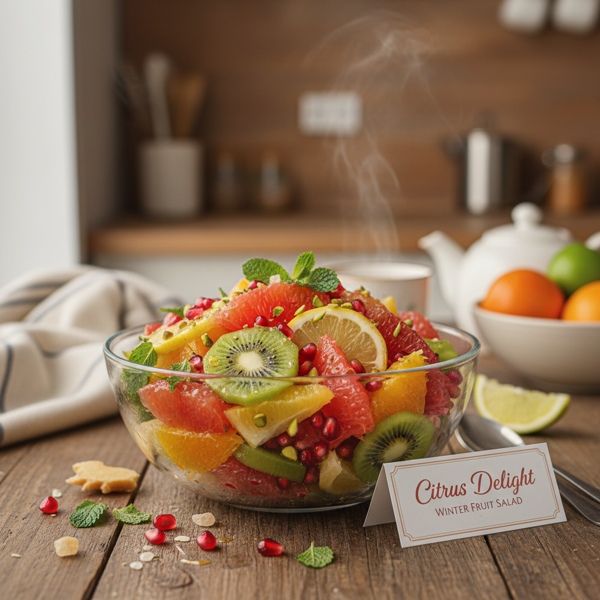 Citrus Delight Winter Fruit Salad recipe