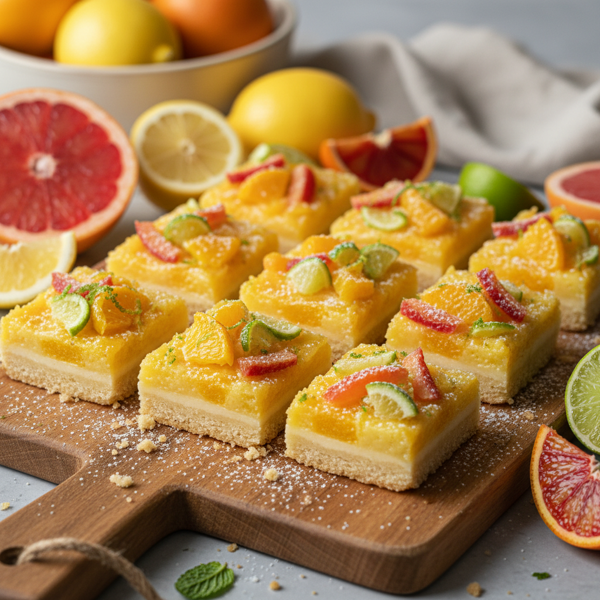 Citrus Fruit Bliss Bars recipe