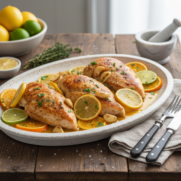 Citrus Garlic Chicken Breasts recipe
