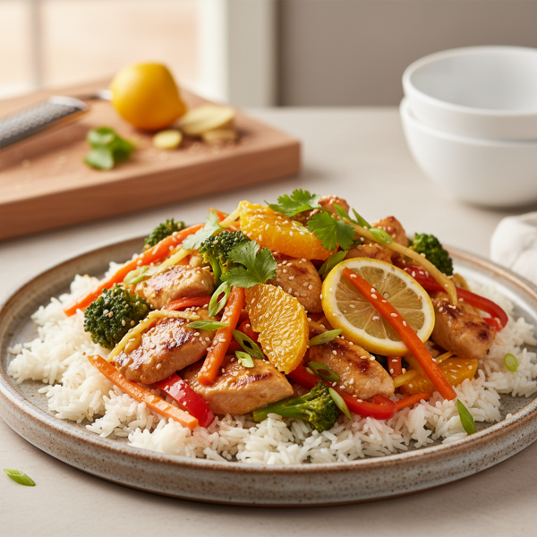 Citrus Ginger Chicken Stir-Fry recipe