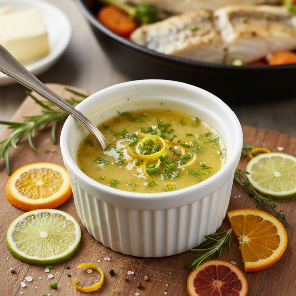 Citrus Herb Butter Sauce recipe