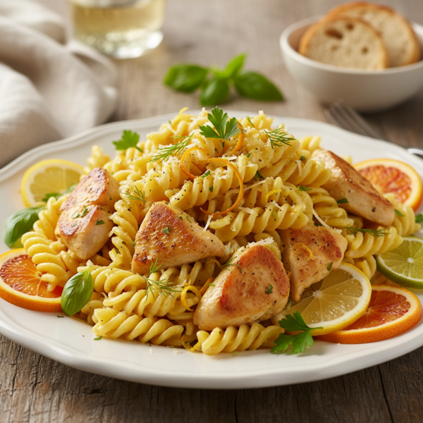 Citrus Herb Chicken Pasta Delight recipe