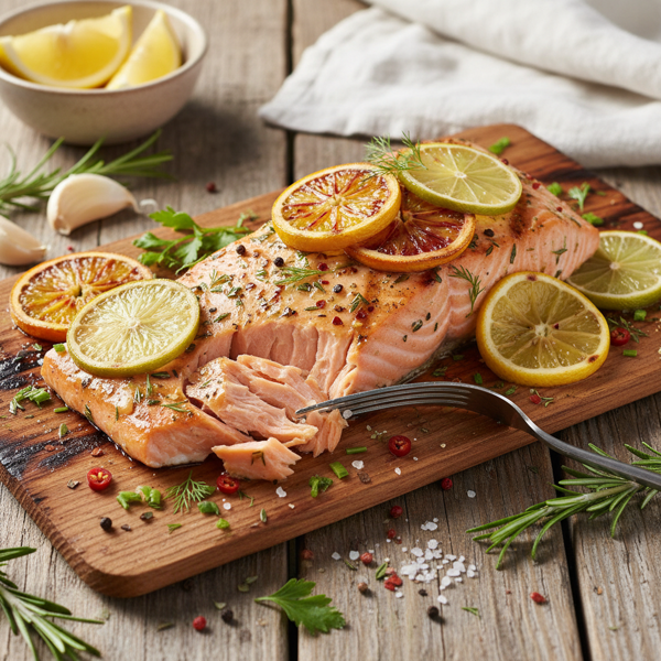 Citrus Herb Grilled Salmon recipe
