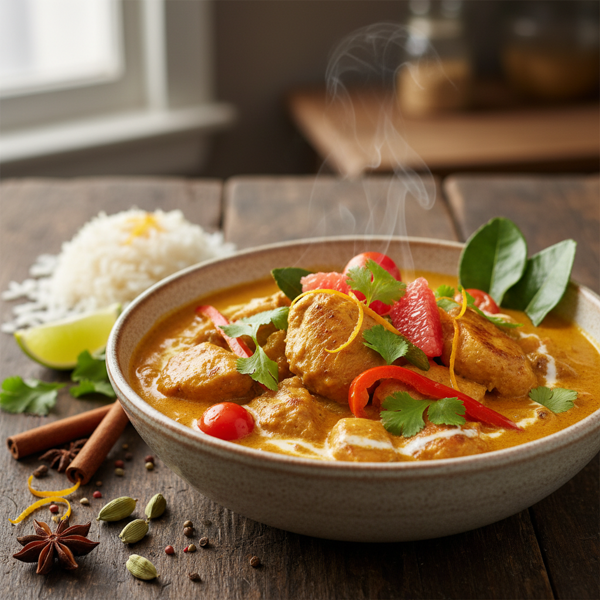 Citrus Infused Chicken Curry recipe