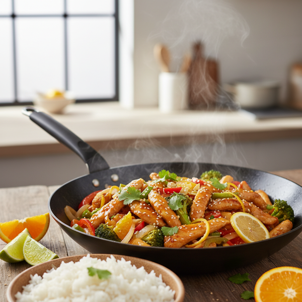 Citrus Infused Chicken Stir-Fry recipe