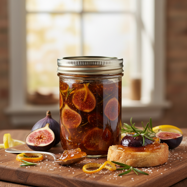 Citrus Infused Rosemary Fig Conserve recipe