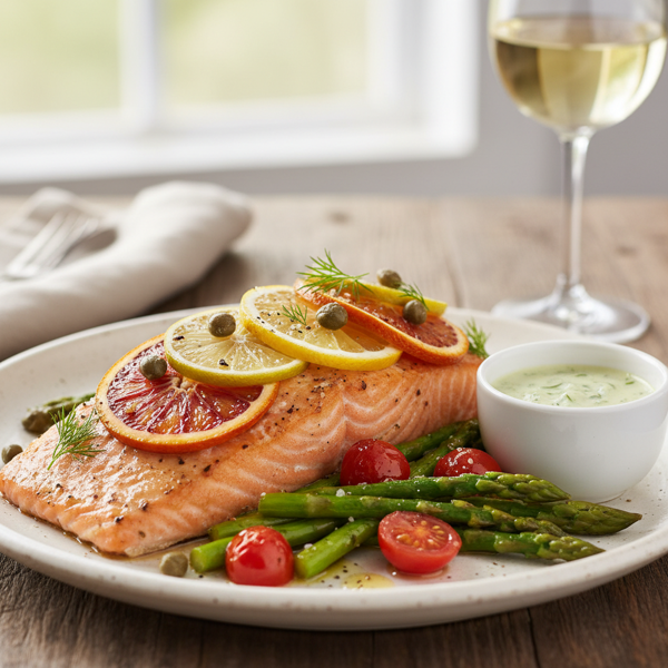 Citrus Infused Salmon Delight recipe