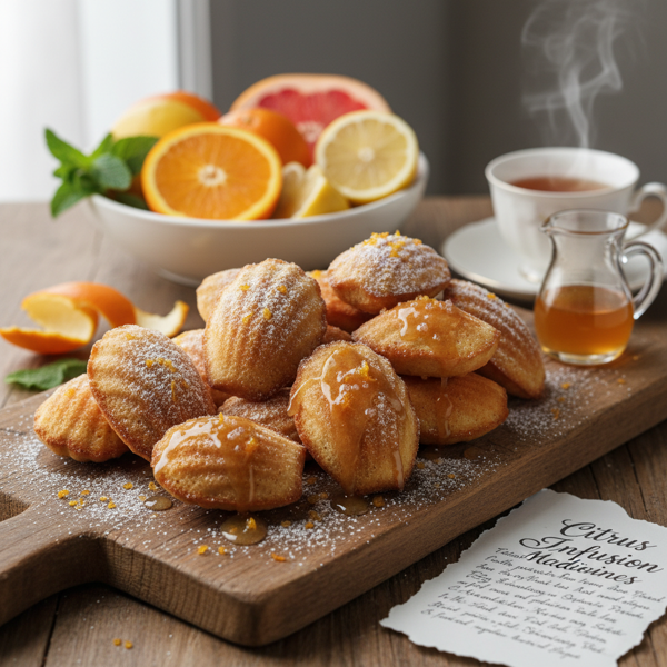 Citrus Infusion Madeleines recipe