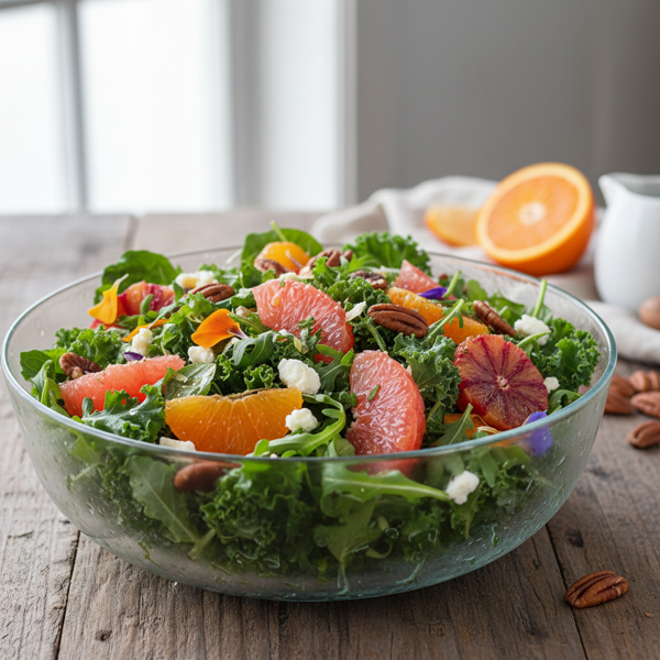 Citrus Pecan Delight Salad recipe