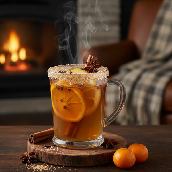 Citrus Spiced Cider and Tequila Toddy recipe