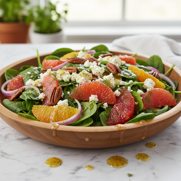 Citrus Spinach Bliss Salad recipe
