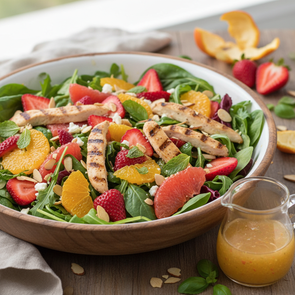Citrus Strawberry Chicken Salad recipe