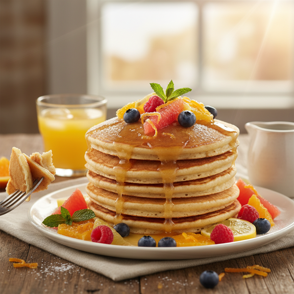 Citrus Sunrise Pancakes recipe