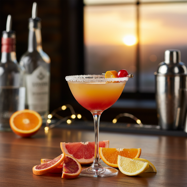 Citrus Sunset Martini recipe