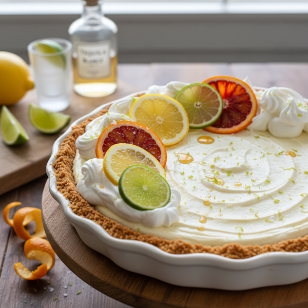 Citrus Tequila Cream Pie recipe