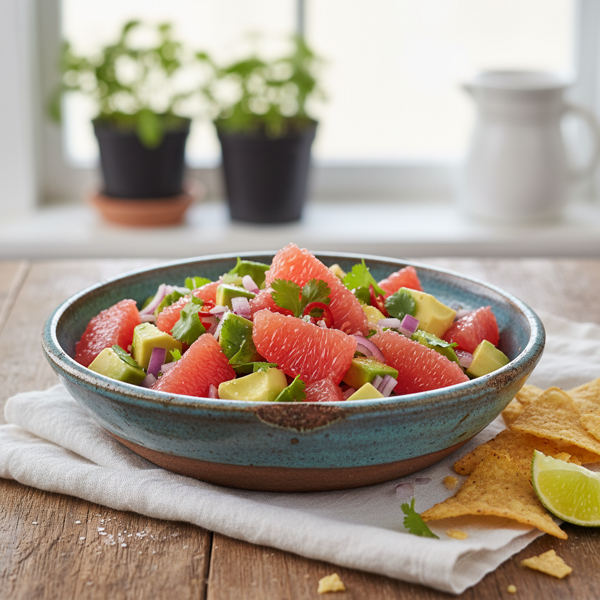 Citrusy Ruby Grapefruit Salsa recipe