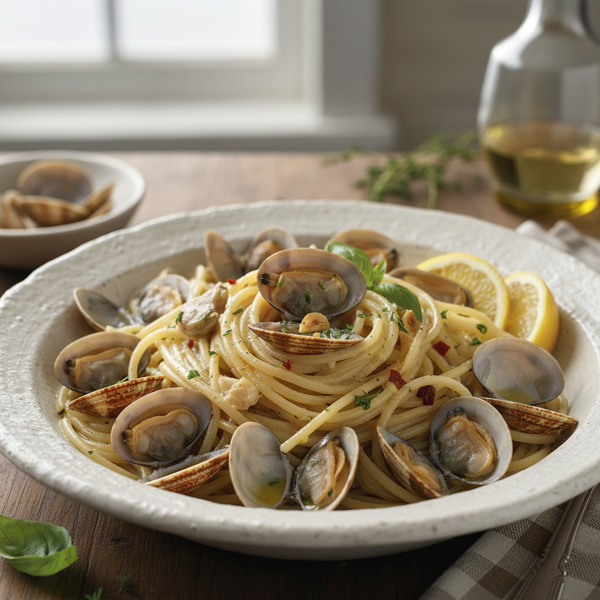 Clam Infused Spaghetti Delight recipe