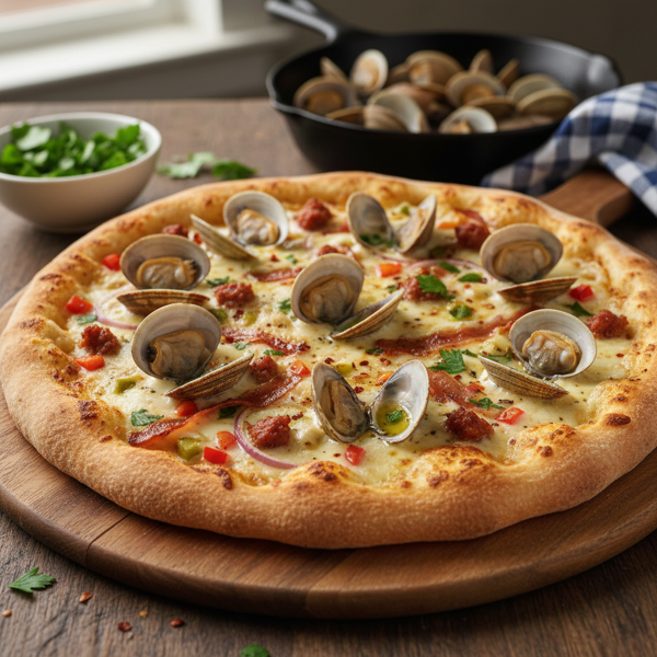 Clams Southern Style Pizza recipe
