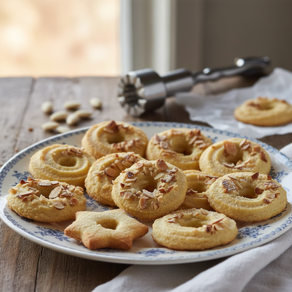 Classic Almond Spritz Cookies recipe
