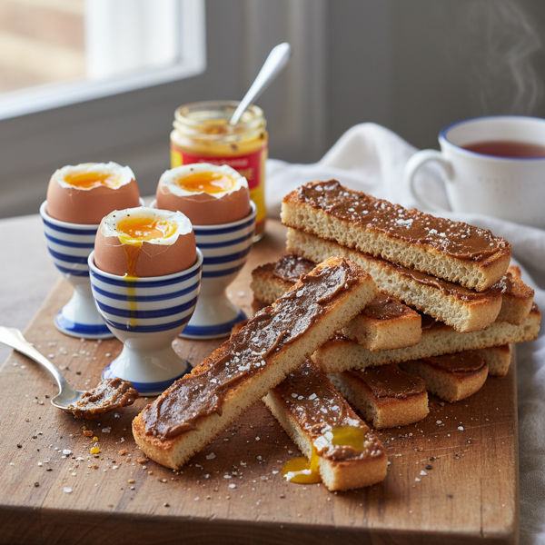 Classic Aussie Egg and Vegemite Soldiers recipe