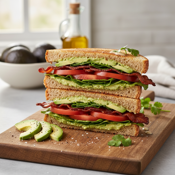 Classic BLT Sandwich with Avocado Twist recipe