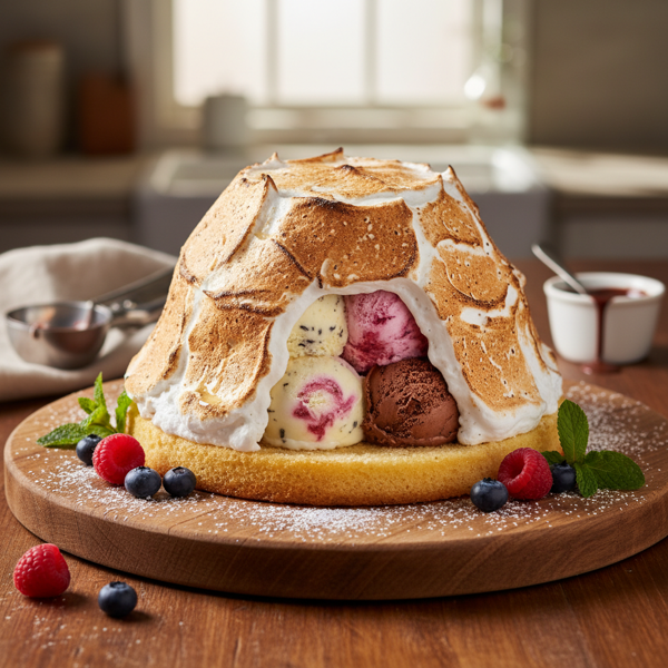 Classic Baked Alaska Delight recipe