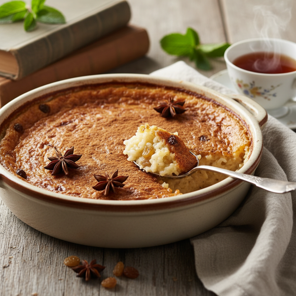 Classic Baked Rice Pudding Delight recipe