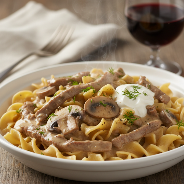 Classic Beef Stroganoff recipe